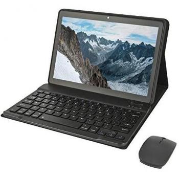 HOTREALS Tableta Android de 10.1 Pulgadas, Tableta de Cuatro núcleos, 9 componentes con Sistema operativo Android, 4 GB de RAM, 64 GB de ROM, 3G WiFi, Tipo C, batería de 8000 mAh