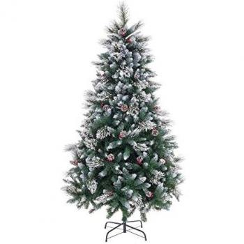 Ãrbol de Navidad Artificial con 450 Ramas Blanco y Verde de plÃ¡stico PVC de 150 cm - LOLAhome