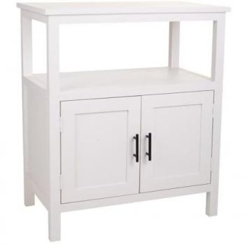 Aparador de madera blanco Wanderlust Deco 2 puertas 68x40x80h cm estilo Romántico