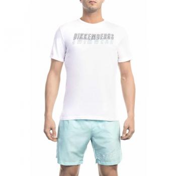 Bikkembergs White Cotton T-Shirt - S