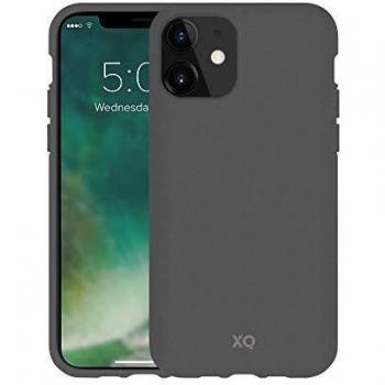 Xqisit 36760 Mountain Grey Funda Compatible para iPhone 11 con Carga INALÁMBRICA ECOLÓGICA Y Biodegradable