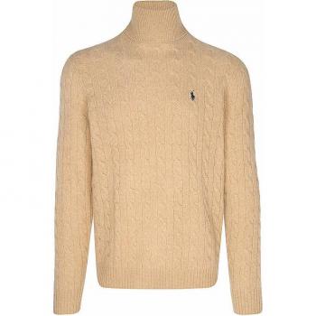 Polo Ralph Lauren Men's Camel Turtleneck Sweater Size M Regular Fit