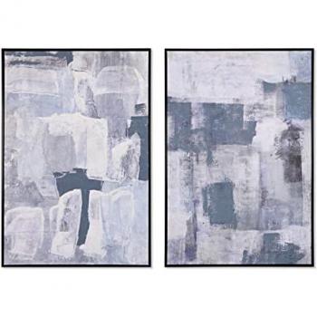 Cuadro DKD Home Decor 83 x 4,5 x 122,5 cm Abstracto Urbano (2 Unidades)