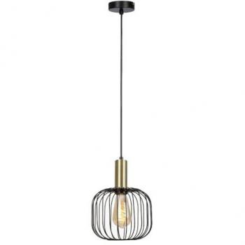 Lámpara Colgante Sofis 1xE27 Cristal Negro 20 cm