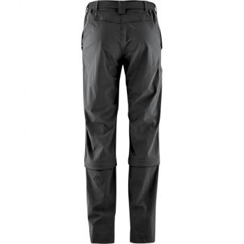 Maier Sports Arolla Women's Zip-Off Outdoor Pants with 3 Pockets, Regular Fit, Black