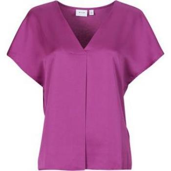 Vila Blusa Manga Corta Ellette Lila