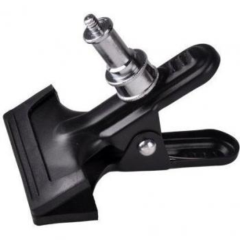 BRESSER BR-16 Pinza Universal + Adaptador de Espiga