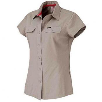 TRANGO PC007569 Camisa, Mujer, Beige Oscuro, M