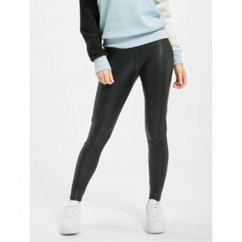 Urban Classics Ladies Faux Leather High Waist Leggings - XS to 5XL - Black