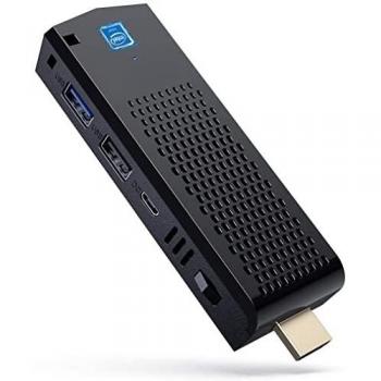Mini PC Stick 8GB RAM 128 GB ROM, Windows 10 Pro Atom x5-Z8350 Micro computadora de Escritorio portátil Compatible con 4K HD, Salida HDMI, WiFi 2.4G / 5G, Bluetooth