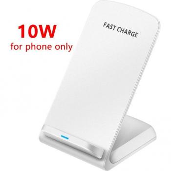 Cargador Inalámbrico Qi 15W 2 en 1 para Móviles Samsung y iPhone