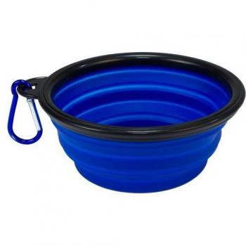 Comedero de Silicona Plegable para Perros - Modelo Compacto y Portátil