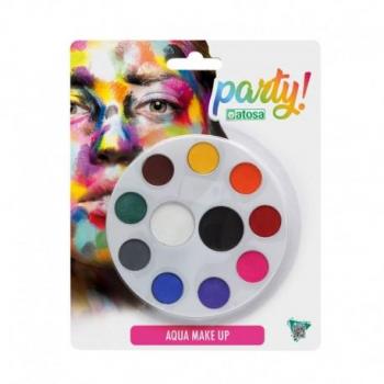 Paleta de Maquillaje al Agua con Varios Colores