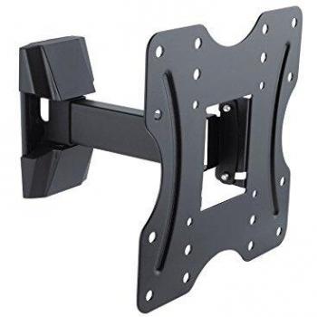 Soporte de Pared para TV Neigable y Giratorio PureMounts PM-FM10-200, VESA 200x200mm, Pantallas de 23'' a 42'', Carga Máxima 30kg