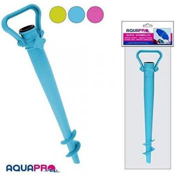 AQUAPRO 52408 Sujeta Sombrillas Rosca, Colores Surtidos