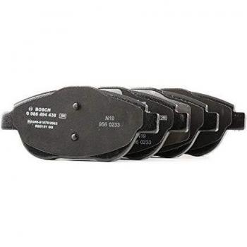 Bosch Juego de 4 pastillas de freno Delantero para PEUGEOT 2008, 208 y CITROËN C3, C4 Cactus, C3 Aircross, C3 Picasso, DS3, C