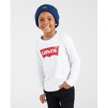Camiseta Levi's de niño en blanco con logo rojo