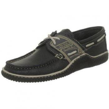TBS Globek Leather Boat Shoes for Men, Blue, EU Size 43