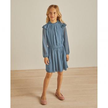 Vestido de niña con goma en la cintura y manga larga Coconut El Corte Inglés