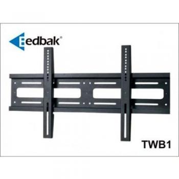 Soporte de Pared Edbak TWB1 para Televisor, 60-75 Zoll (2,16 m), Carga hasta 80 kg, Color Negro