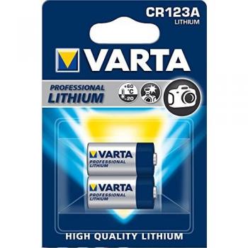 Varta CR123A Pila de litio, 3 V, blíster de 2 unidades