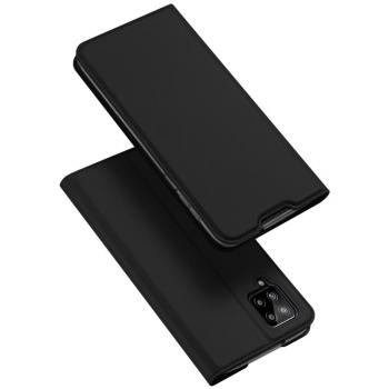 Funda Tarjetero Soporte Dux Ducis Skin Pro para Samsung Galaxy A12, color negro