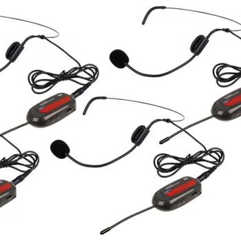 VocoPro COMMANDER-PLAY-4 UHF Wireless Headset System, 902 - 928MHz