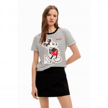 Desigual Women's Mickey Mouse Striped T-Shirt