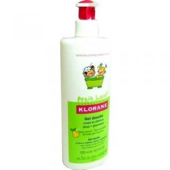 Klorane - Gel de Ducha Cuerpo y Cabello Pera Petit Junior Klorane 500 ml 36m+