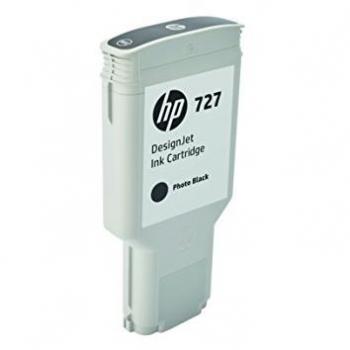 HP 727 F9J79A Photo Black 300-ml Genuine HP DesignJet Ink Cartridge, high capacity, HP Ink, for HP DesignJet T2500, T1500 & T900 Series Large Format Plotter Printers and HP 727 DesignJet Printhead