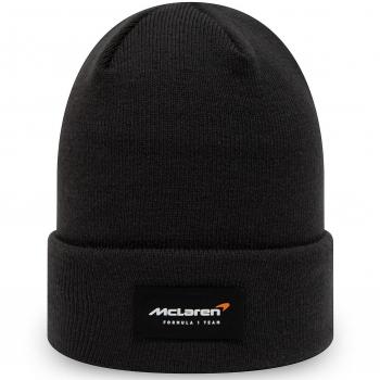New Era Men's McLaren Racing F1 Essentials Warm Winter Beanie - Black One Size