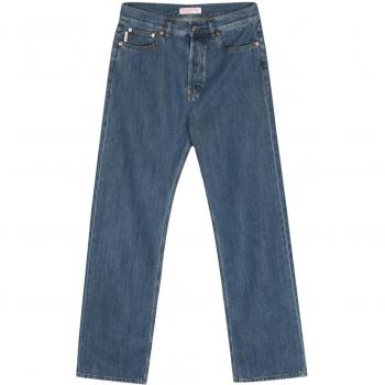 Valentino Garavani Men's Straight Jeans in Blue | Size 31 | Classic Denim Jeans for Everyday Wear