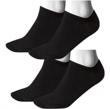 Bandera de Tommy Hilfiger para hombre casual calcetines tobilleros business 4er Pack negro Talla:47-49