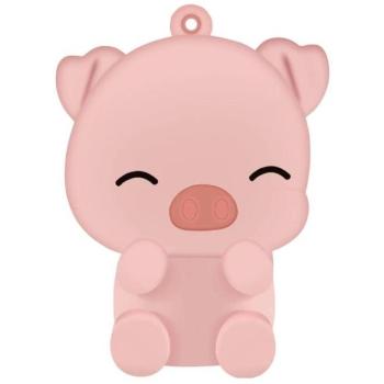 Powerbank Cerdo Rosa 2600 mAh 10W con USB-A y USB-C