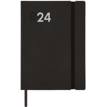 Finocam Dynamic Mara Y4 2024 Semana Vista Vertical Encuadernada Negro Catalán Multilingüe 120x170mm