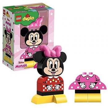 LEGO Duplo Disney - Mi Primer Modelo de Minnie, Juguete Preescolar de Construcción de Minnie Mouse para Niños y Niñas a Partir de 1 Año y Medio