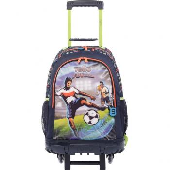 Mochila Escolar con Ruedas Totto Grande Estampado Digital Game