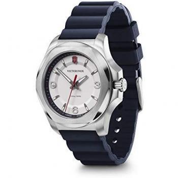 Victorinox I.N.O.X. V 241919 - Reloj para mujer con esfera blanca y correa de goma azul