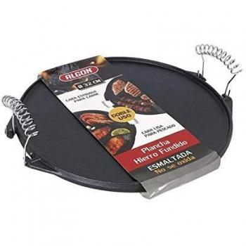 Algon S2201490 Plancha Grill 2 in 1, Diametro 32 cm