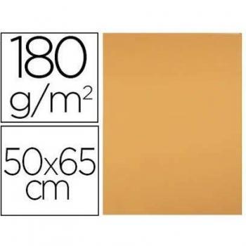 Liderpapel CT41 - Cartulina, 50 x 65 cm, color avellana