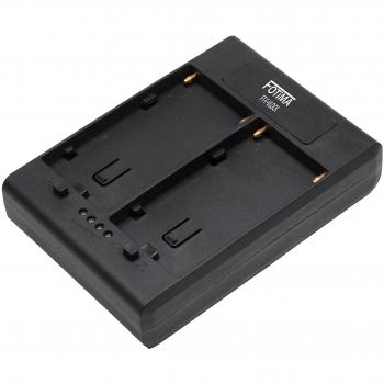 Fotima FT-F-VLOCK - Kit de un Adaptador, 2 baterías y 1 Cargador, Color Negro