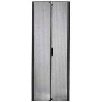 APC NetShelter SX 42U 600mm Wide Perforated Split Doors - Black