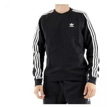 Sudadera Adidas Adicolor Classics 3 Franjas Negra para Hombre