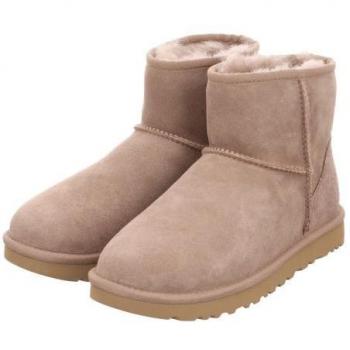 UGG Classic Mini II Women's Sheepskin Boots in Taupe and Caribou