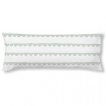 Funda de Almohada Kids&Cotton Guildo Menta 175 Hilos 45 x 125 cm