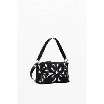 Desigual BAG SYBILLA NAS Women's Shoulder Bag in Black - Handbags, Female, Black, Size: ONE SIZE, Patterned Shoulder Bag