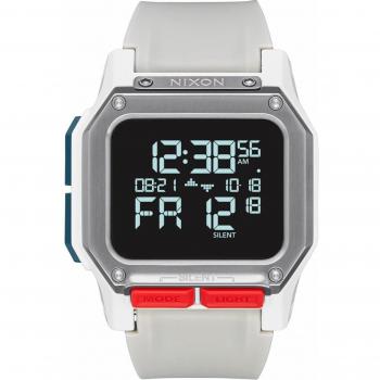 Nixon Regulus Unisex Digital Watch - White/Gray, One Size
