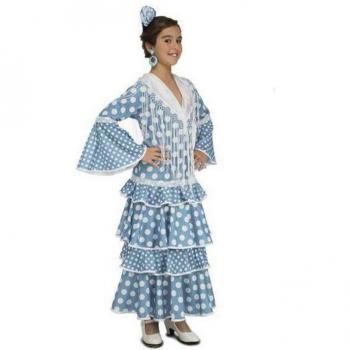 Disfraz My Other Me Guadalquivir Azul Bailaora Flamenca 5-6 Años