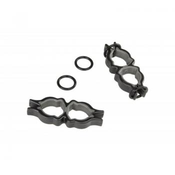 Rycote Back-to-Back Microphone Clips for 19-25mm Diameter with Windshield Feature