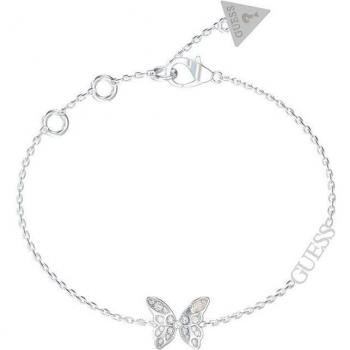 Pulsera Guess Chrysalis JUBB04110JWRHS de acero plateado